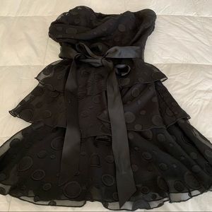 Material Girl Prom/Formal/Strapless Polka Dot Dress